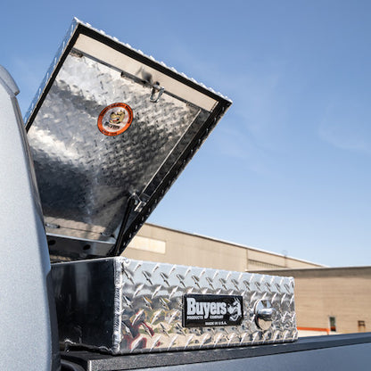 Buyers Products 71-in x 18-in x 20-in Diamond Tread Aluminum Gull Wing Truck Box - 1710410