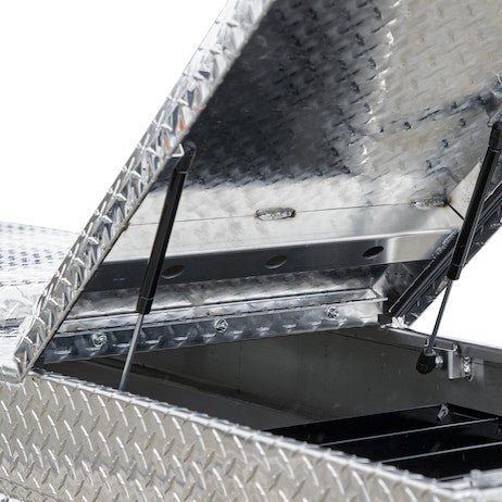 Buyers Products 71-in x 18-in x 20-in Diamond Tread Aluminum Gull Wing Truck Box - 1710410
