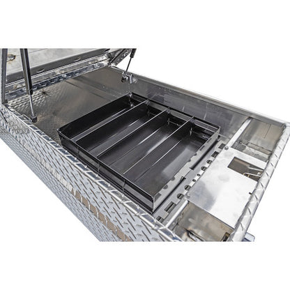 Buyers Products 71-in x 18-in x 20-in Diamond Tread Aluminum Gull Wing Truck Box - 1710410