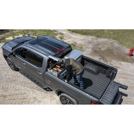 Buyers Products 71-in x 23-in x 20-in Diamond Tread Aluminum Gull Wing Truck Box - 1710413
