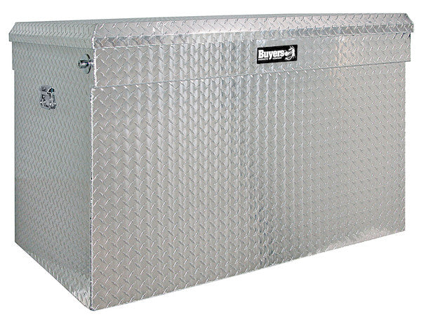 Buyers Products 49-in x 30-in x 30-in Diamond Tread Aluminum All-Purpose Jumbo Chest - 1712120