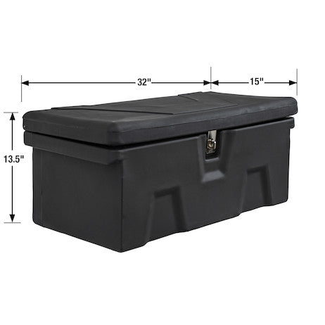 Buyers Products 13.5x15/9.25x32/29.5-in Black Poly Multipurpose Chest - 1712230