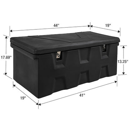 Buyers Products 17.25x19/13.25x44/41.25-in Black Poly Multipurpose Chest - 1712240