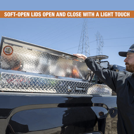 Buyers Products 70-in x 13-in x 16-in Diamond Tread Aluminum Lo-Sider Truck Box - 1713030