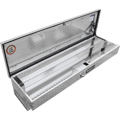Buyers Products 70-in x 13-in x 16-in Diamond Tread Aluminum Lo-Sider Truck Box - 1713030