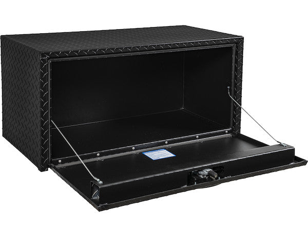 Buyers Products 36-in x 18-in x 18-in Textured Matte Black Diamond Tread Aluminum Underbody Truck Box - 1715105
