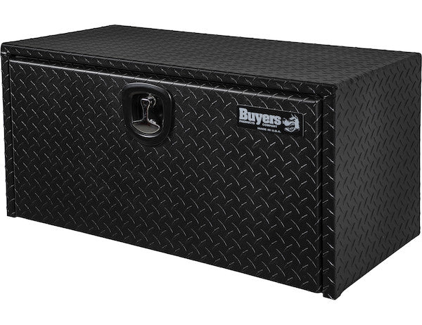Buyers Products 36-in x 18-in x 18-in Textured Matte Black Diamond Tread Aluminum Underbody Truck Box - 1715105
