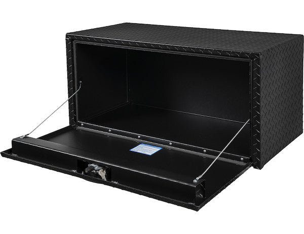 Buyers Products 36-in x 18-in x 18-in Textured Matte Black Diamond Tread Aluminum Underbody Truck Box - 1715105