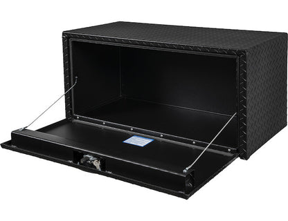 Buyers Products 36-in x 18-in x 18-in Textured Matte Black Diamond Tread Aluminum Underbody Truck Box - 1715105