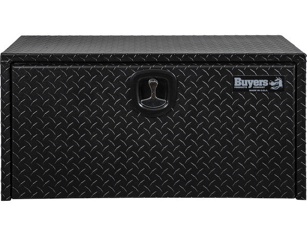 Buyers Products 36-in x 18-in x 18-in Textured Matte Black Diamond Tread Aluminum Underbody Truck Box - 1715105