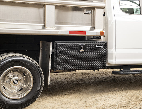 Buyers Products 36-in x 18-in x 18-in Textured Matte Black Diamond Tread Aluminum Underbody Truck Box - 1715105