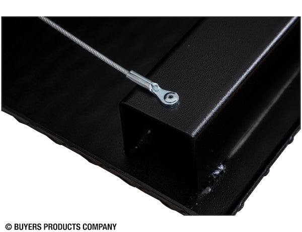 Buyers Products 48-in x 18-in x 18-in Textured Matte Black Diamond Tread Aluminum Underbody Truck Box - 1715110