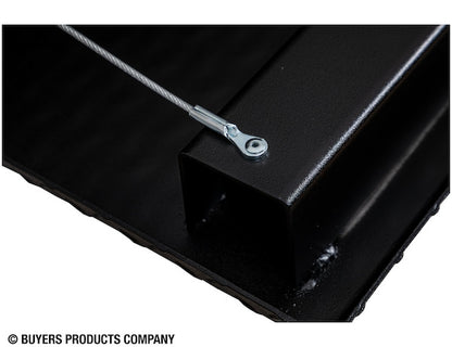 Buyers Products 48-in x 18-in x 18-in Textured Matte Black Diamond Tread Aluminum Underbody Truck Box - 1715110