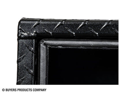 Buyers Products 48-in x 18-in x 18-in Textured Matte Black Diamond Tread Aluminum Underbody Truck Box - 1715110