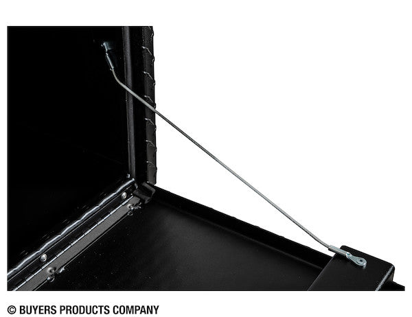 Buyers Products 48-in x 18-in x 18-in Textured Matte Black Diamond Tread Aluminum Underbody Truck Box - 1715110