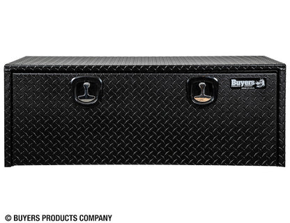 Buyers Products 48-in x 18-in x 18-in Textured Matte Black Diamond Tread Aluminum Underbody Truck Box - 1715110