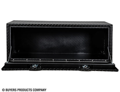 Buyers Products 48-in x 18-in x 18-in Textured Matte Black Diamond Tread Aluminum Underbody Truck Box - 1715110