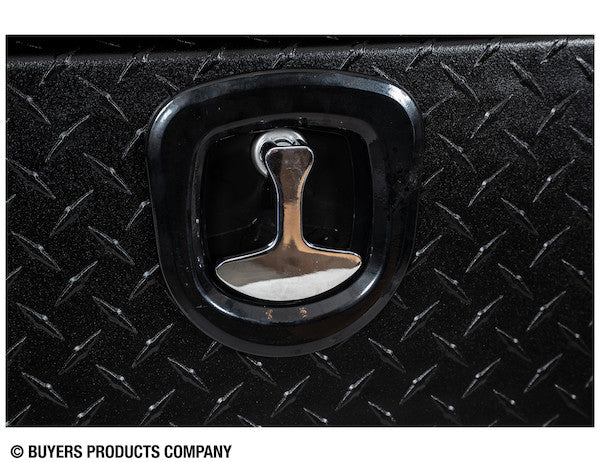 Buyers Products 48-in x 18-in x 18-in Textured Matte Black Diamond Tread Aluminum Underbody Truck Box - 1715110