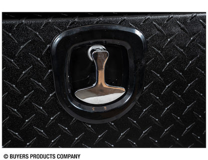 Buyers Products 48-in x 18-in x 18-in Textured Matte Black Diamond Tread Aluminum Underbody Truck Box - 1715110