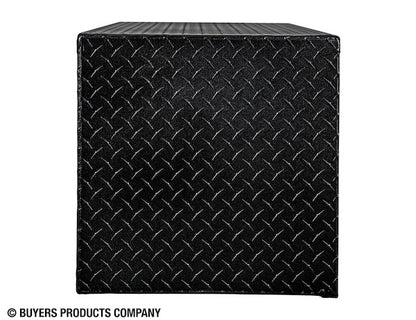 Buyers Products 48-in x 18-in x 18-in Textured Matte Black Diamond Tread Aluminum Underbody Truck Box - 1715110