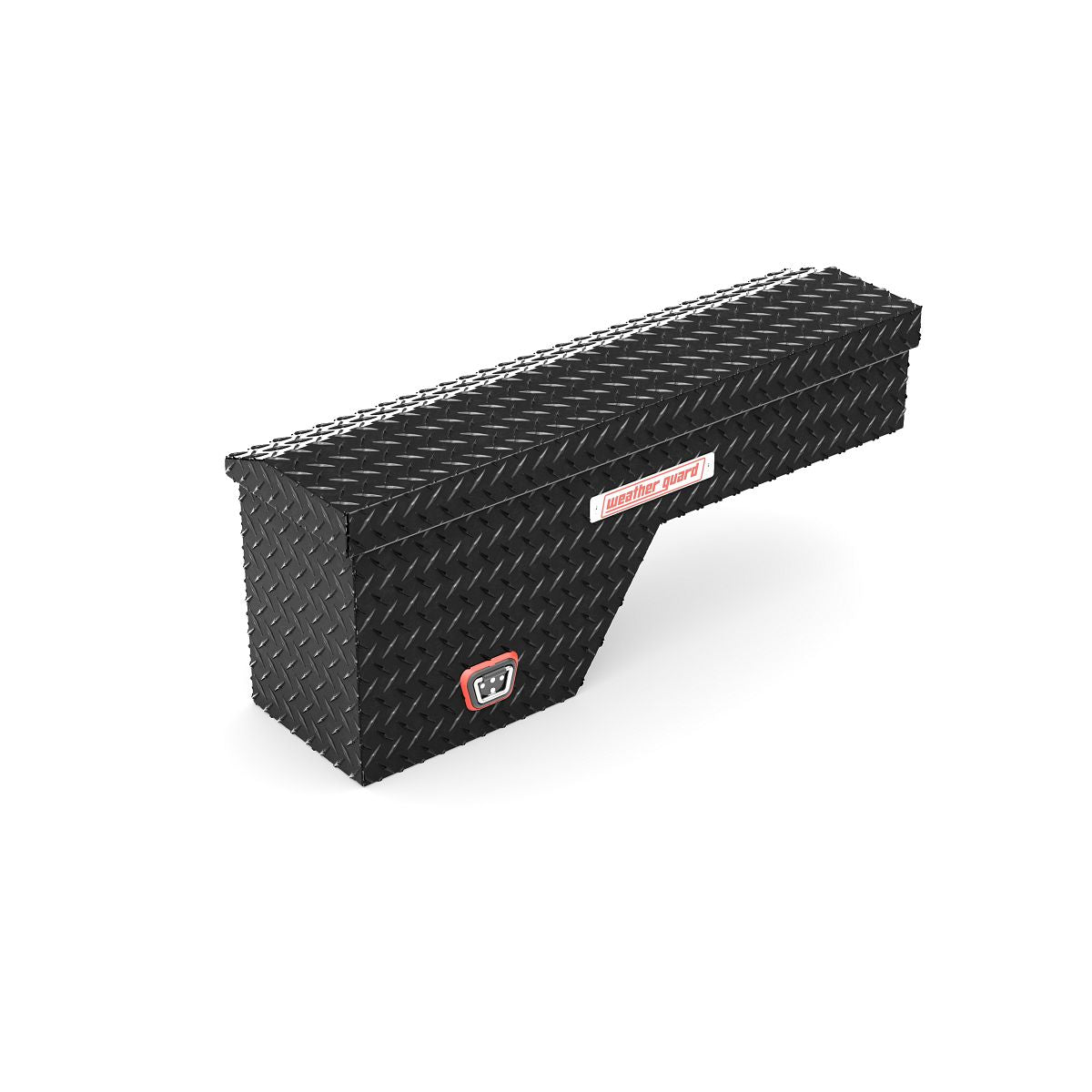 Weather Guard Wheel Well Box - Driver Side - Gloss Black Aluminum Model 172-5-04