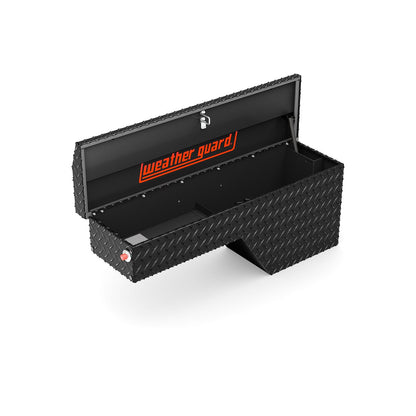 Weather Guard Wheel Well Box - Driver Side - Gloss Black Aluminum Model 172-5-04