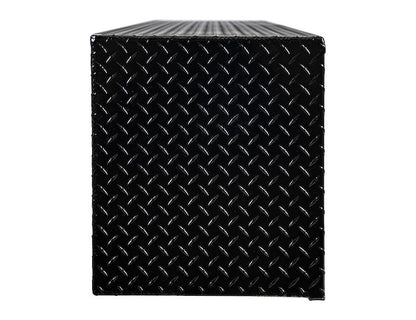 Buyers Products 96-in x 16-in x 13-in Gloss Black Diamond Tread Aluminum Topsider Truck Box - 1721561