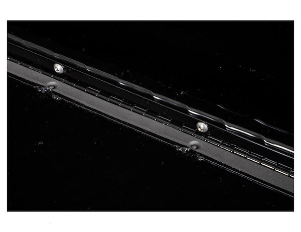 Buyers Products 90-in x 18-in x 16-in Gloss Black Diamond Tread Aluminum Topsider Truck Box - 1721565
