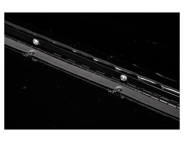 Buyers Products 96-in x 18-in x 16-in Gloss Black Diamond Tread Aluminum Topsider Truck Box - 1721568