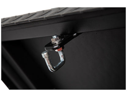 Buyers Products 18x20x71-in Textured Matte Black Diamond Tread Aluminum Gull Wing Truck Box - 1722410