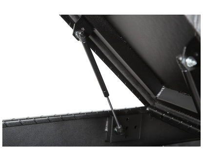 Buyers Products 18x20x71-in Textured Matte Black Diamond Tread Aluminum Gull Wing Truck Box - 1722410