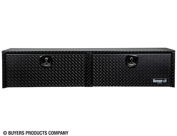 Buyers Products 72-in x 16-in x 13-in Textured Matte Black Diamond Tread Aluminum Topsider Truck Box - 1722551
