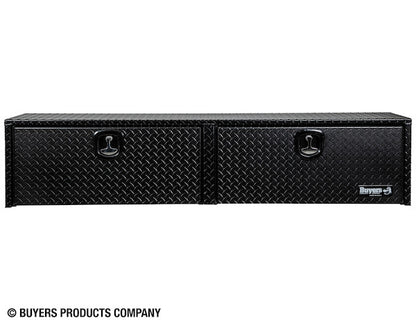 Buyers Products 72-in x 16-in x 13-in Textured Matte Black Diamond Tread Aluminum Topsider Truck Box - 1722551