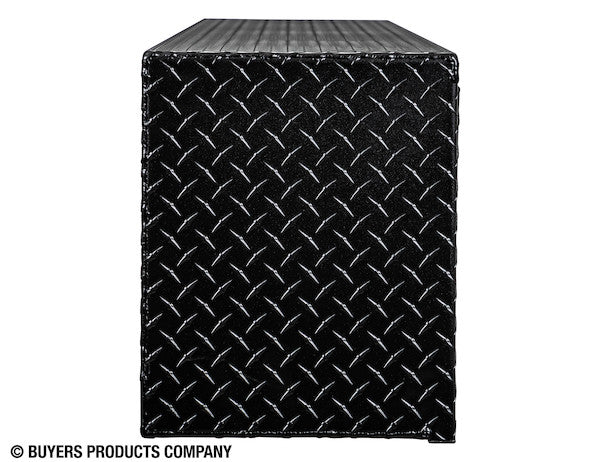 Buyers Products 72-in x 16-in x 13-in Textured Matte Black Diamond Tread Aluminum Topsider Truck Box - 1722551