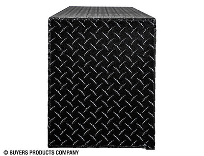 Buyers Products 72-in x 16-in x 13-in Textured Matte Black Diamond Tread Aluminum Topsider Truck Box - 1722551