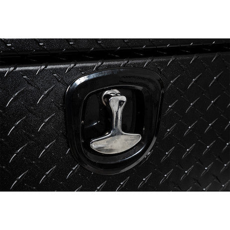 Buyers Products 88-in x 16-in x 13-in Textured Matte Black Diamond Tread Aluminum Topsider Truck Box - 1722556