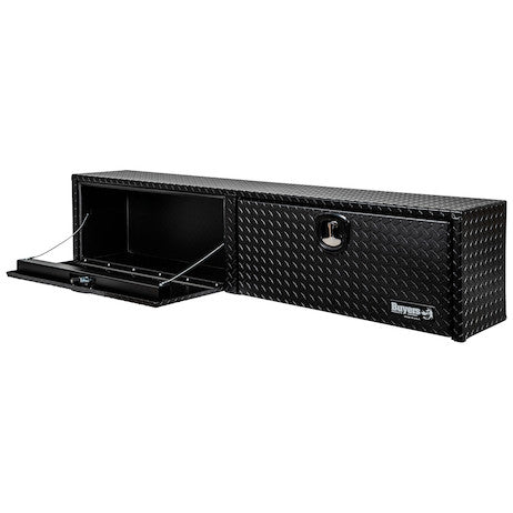 Buyers Products 18x16x72 Textured Matte Black Diamond Tread Aluminum Topsider Truck Box - 1722563
