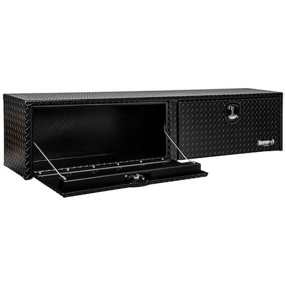Buyers Products 18x16x72 Textured Matte Black Diamond Tread Aluminum Topsider Truck Box - 1722563