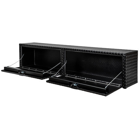 Buyers Products 18x16x72 Textured Matte Black Diamond Tread Aluminum Topsider Truck Box - 1722563
