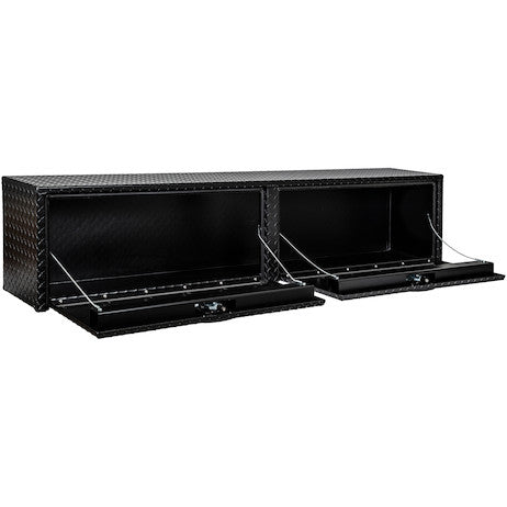 Buyers Products 18x16x72 Textured Matte Black Diamond Tread Aluminum Topsider Truck Box - 1722563