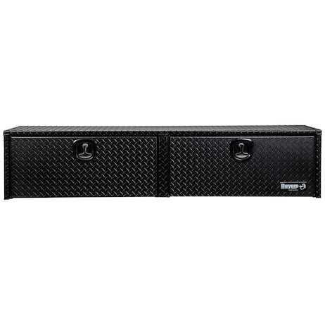Buyers Products 18x16x72 Textured Matte Black Diamond Tread Aluminum Topsider Truck Box - 1722563
