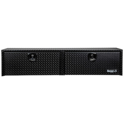 Buyers Products 18x16x72 Textured Matte Black Diamond Tread Aluminum Topsider Truck Box - 1722563