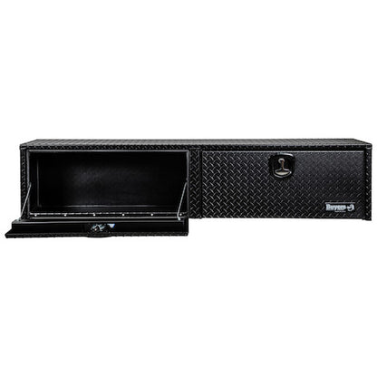Buyers Products 18x16x72 Textured Matte Black Diamond Tread Aluminum Topsider Truck Box - 1722563