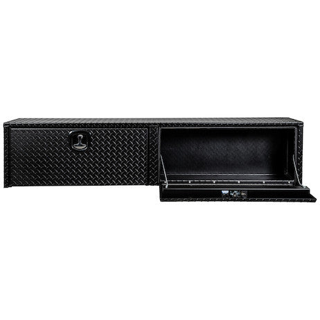 Buyers Products 18x16x72 Textured Matte Black Diamond Tread Aluminum Topsider Truck Box - 1722563