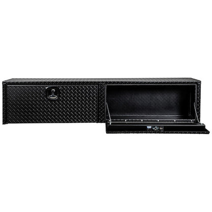 Buyers Products 18x16x72 Textured Matte Black Diamond Tread Aluminum Topsider Truck Box - 1722563