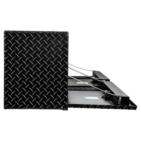 Buyers Products 18x16x72 Textured Matte Black Diamond Tread Aluminum Topsider Truck Box - 1722563