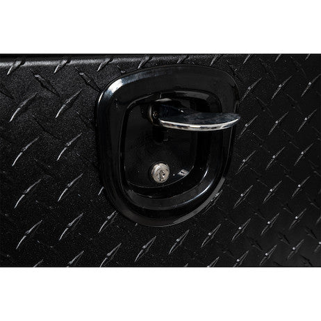 Buyers Products 96-in x 18-in x 16-in Textured Matte Black Diamond Tread Aluminum Topsider Truck Box - 1722564