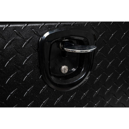 Buyers Products 96-in x 18-in x 16-in Textured Matte Black Diamond Tread Aluminum Topsider Truck Box - 1722564