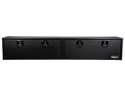Buyers Products 96-in x 18-in x 16-in Textured Matte Black Diamond Tread Aluminum Topsider Truck Box - 1722568