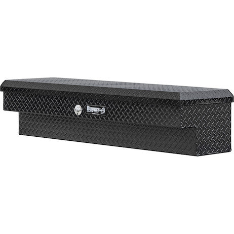 Buyers Products 70-in x 13-in x 16-in Gloss Black Diamond Tread Aluminum Lo-Sider Truck Box - 1723030